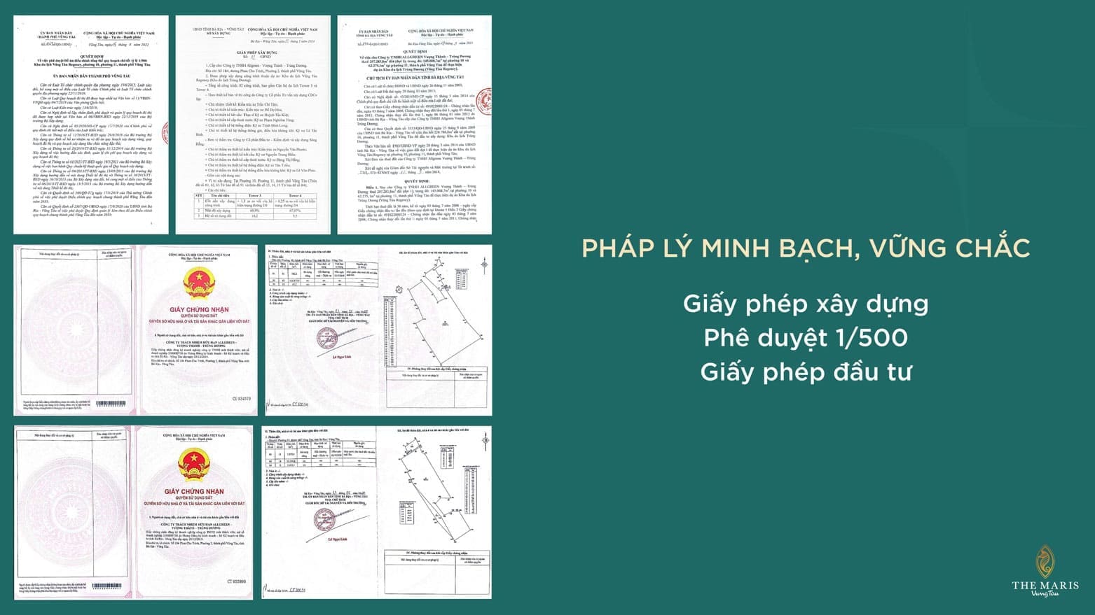 PHÁP LÝ THE MARIS VŨNG TÀU