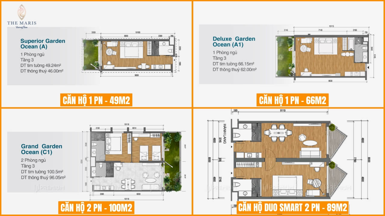 Thiết Kế Căn Hộ The Maris Vũng Tàu